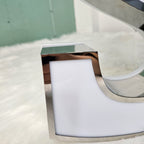 Custom Trim Cap Channel Letters Mirror Polished Stainless Steel Channel Letters LED Storefront & Commercial Signage