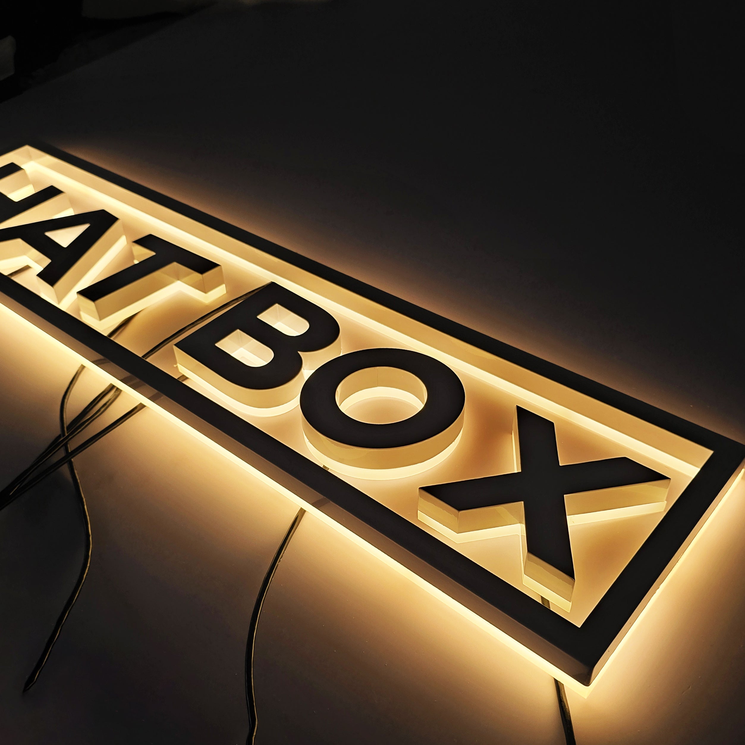 Custom Backlit Channel Letters|Illuminated Stainless steel letters|Premium Office Signs
