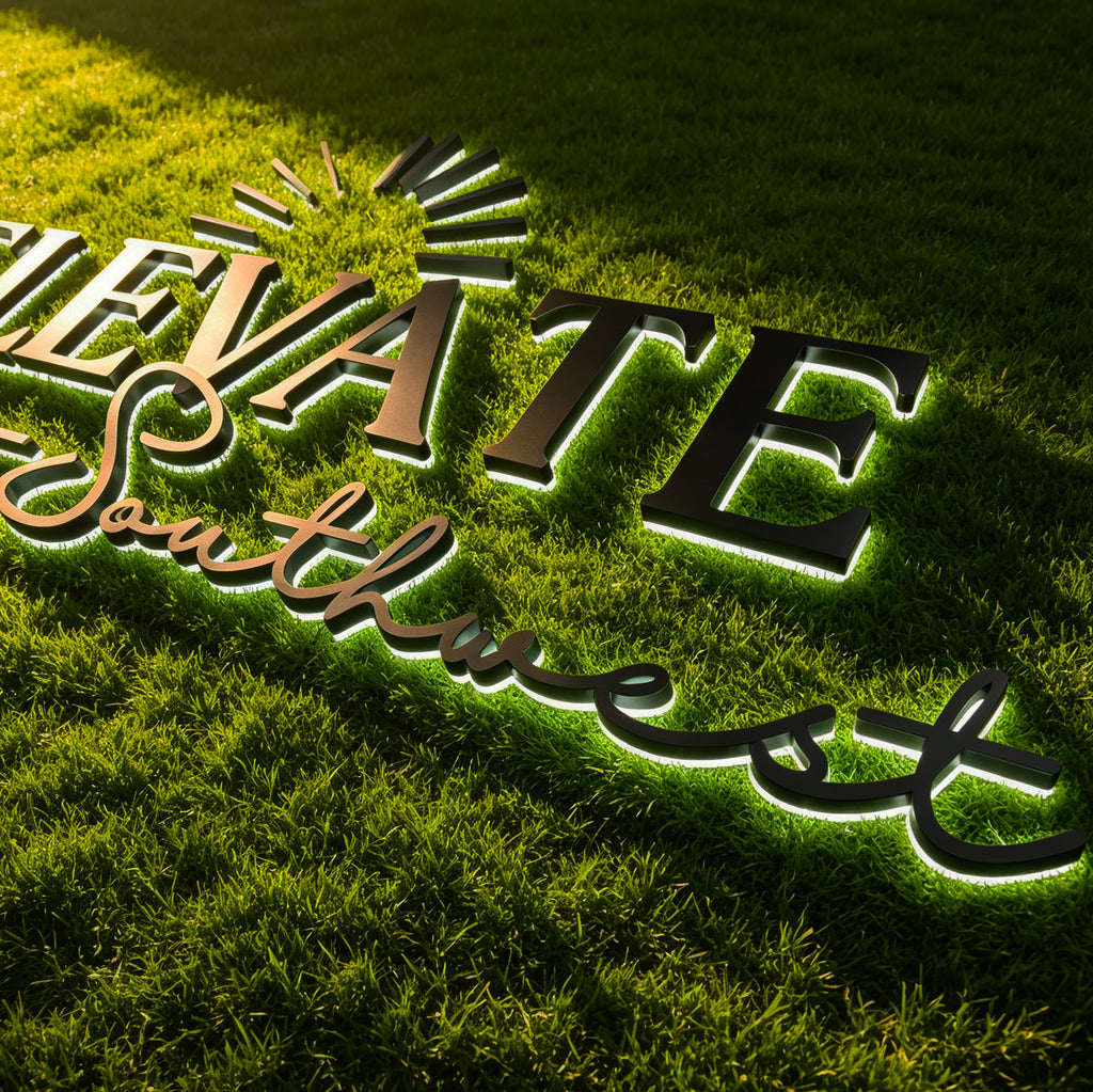 Custom LED Backlit  Logo Sig|Illuminated Company Logo Sign