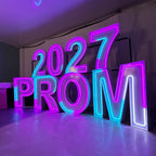RGB LED Neon Marquee Letters| Anniversary Event Decorations