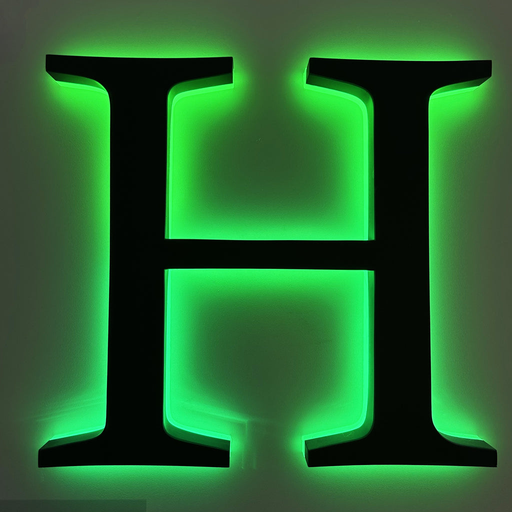 Custom RGB Backlit Channel Letters | LED channel Signs for Hotels & Offices