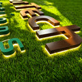 Custom LED Backlit Stainless steel Channel letters |Illuminated Company Logo Sign