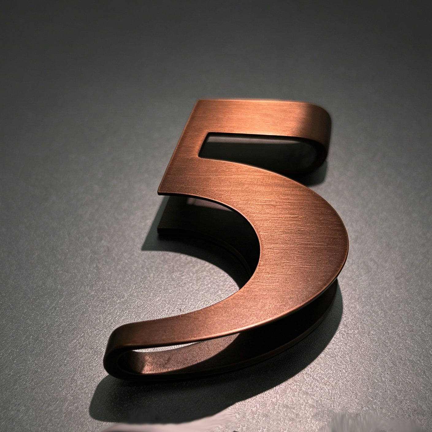 Custom Stainless Steel 3D  Metal Letters|Antique Red Bronze Brushed Letters