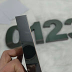 Custom 3D Metal Letters Signs | Black Mirror Stainless Steel |3D Business Logo Sign for Office & Lobby