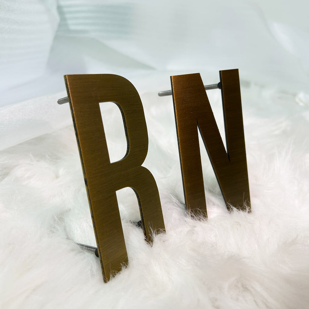 金属切割字母