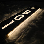 Custom LED Illuminated Room Number Sign  Wall Mounted Light Box for Hotel