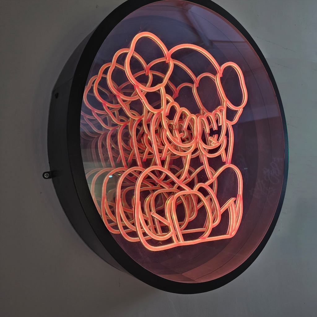Infinity Mirror Light Box | Custom LED Neon Sign for Home & Business Decor