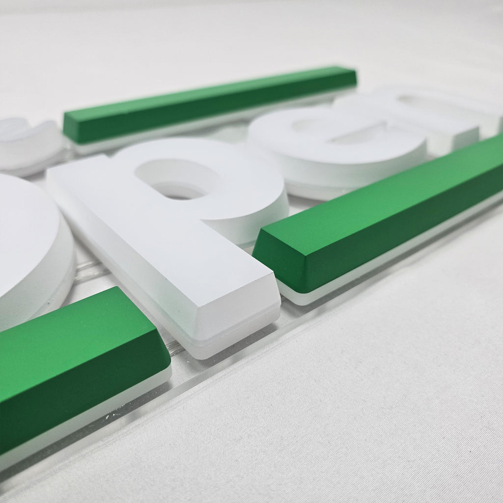 Custom Dual-Lit Acrylic Letters | LED Storefront Open Business Sign
