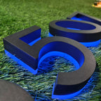 Custom RGB Backlit Number Channel Letters Stainless Steel LED Halo Lit House Address Number Sign