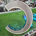 Custom 3D Printed Front & Edge Lit Channel Letters | Outdoor Storefront LED Logo Sign