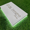 Custom Backlit House Number Sign | Modern LED Address Plaque