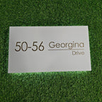 Custom Backlit House Number Sign | Modern LED Address Plaque