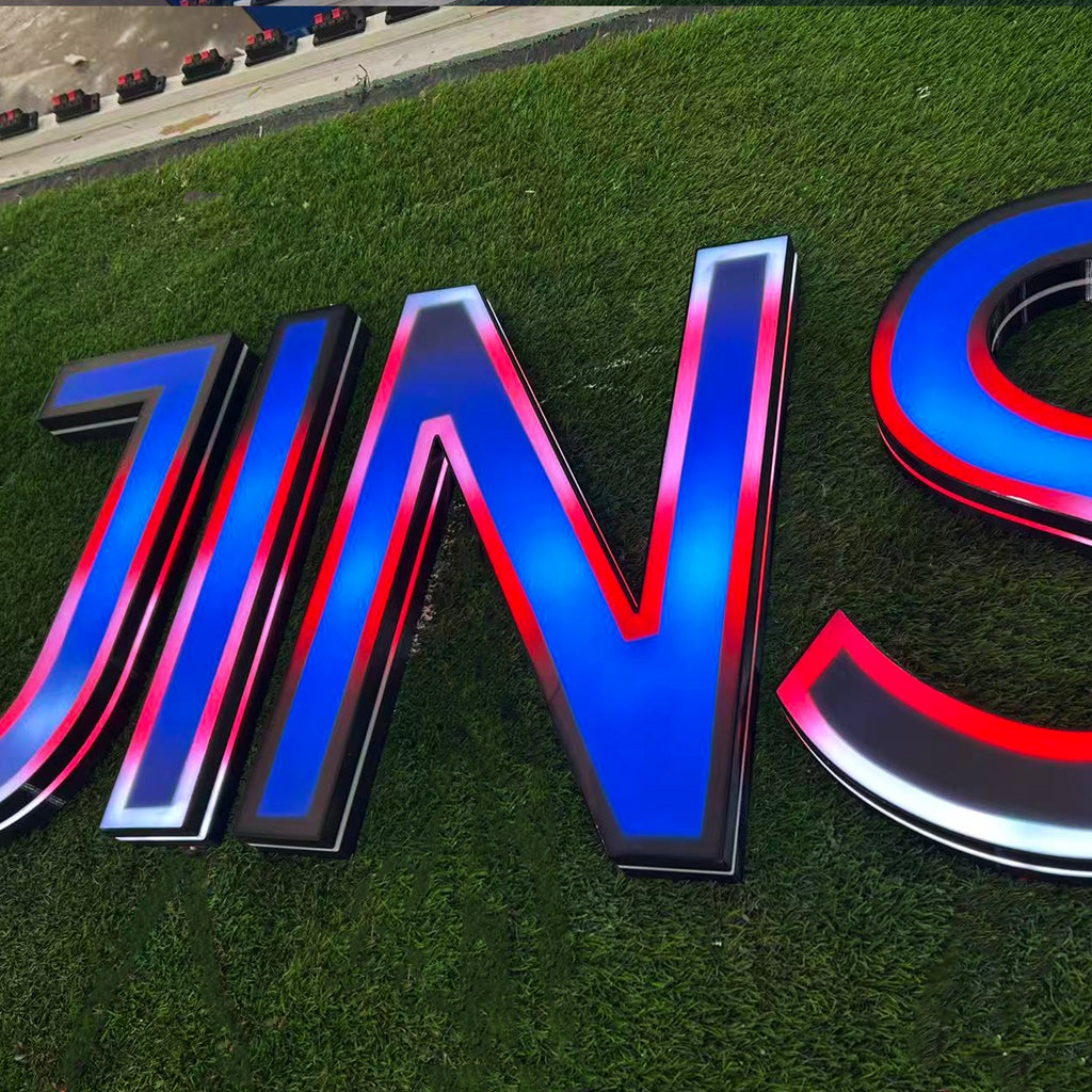 Custom RGB Channel Letters | Color Changing LED Business Sign