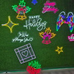 Custom Flexible Neon Christmas Sign | LED Light for Xmas & Holiday Decor