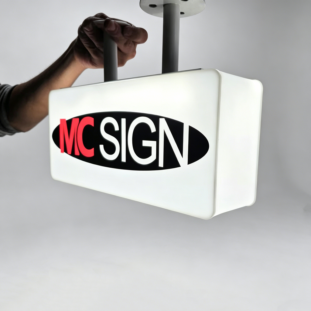 Full-Lit Acrylic Light Box | Custom 5-Sided LED Illuminated Signage for Retail, Hospitality & Commerce
