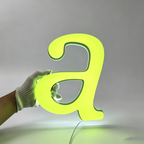 Custom Dual-lit Acrylic Letter| LED Business Letter for Interior & Exterior Signage