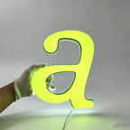 Custom Dual-lit Acrylic Letter| LED Business Letter for Interior & Exterior Signage