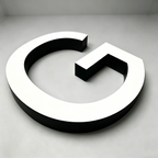 Custom Front-lit Acrylic Letters,Straight Edge，Business Storefront & Office Branding