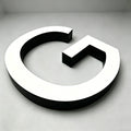 Custom Front-lit Acrylic Letters,Straight Edge，Business Storefront & Office Branding