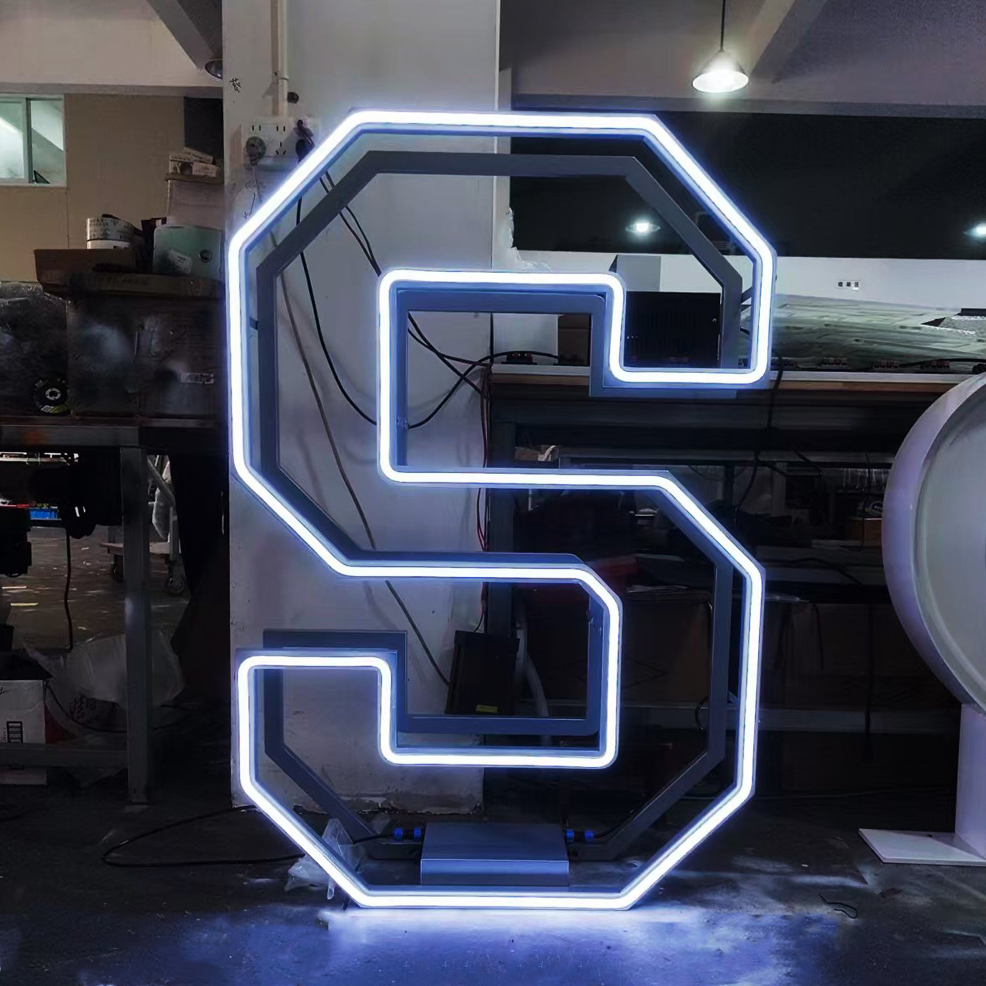 Custom RGB Neon Frame Marquee Letters | Large Metal Frame LED Marquee Sign for Event Decor