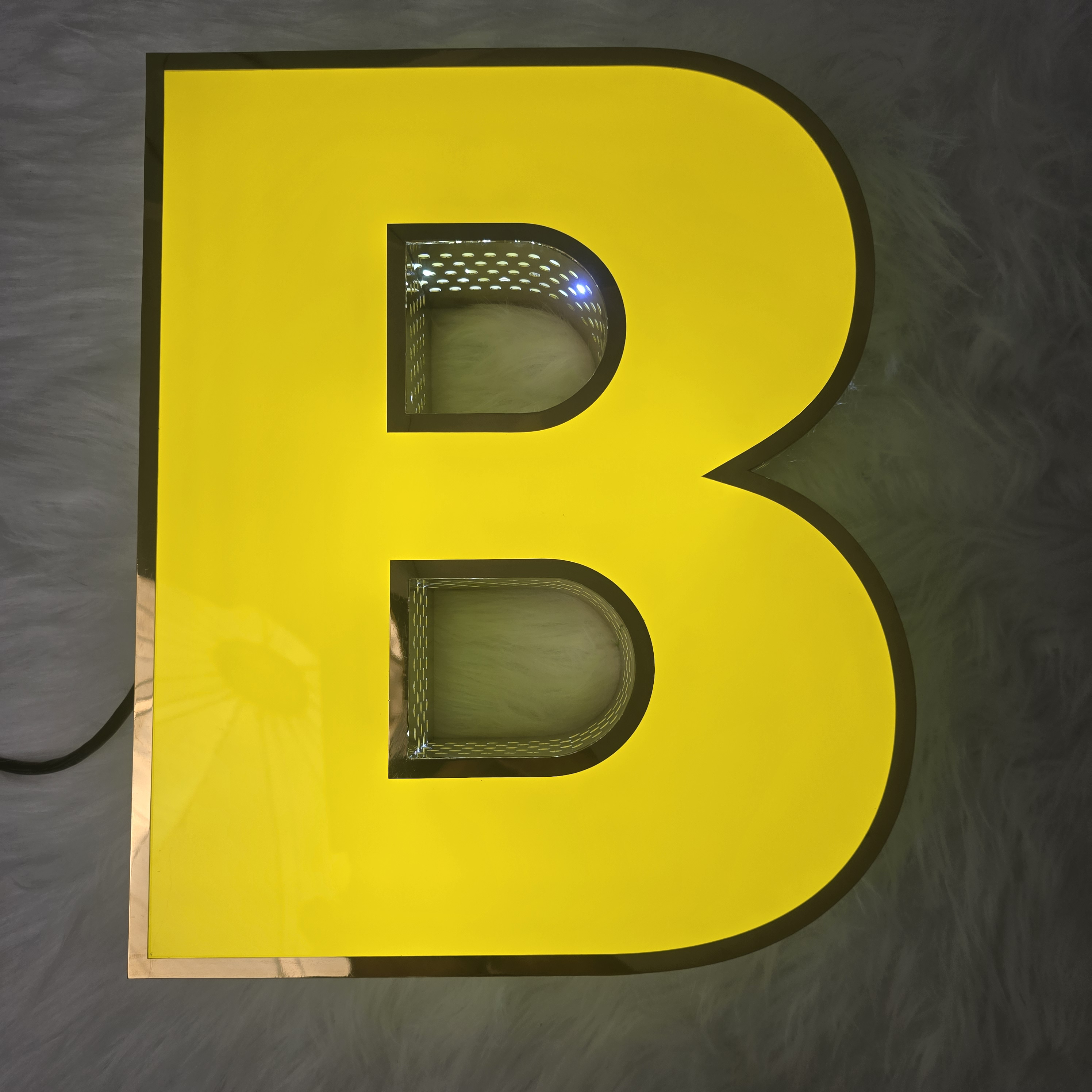 Custom Perforated Channel Letters | 3D Business Logo Sign