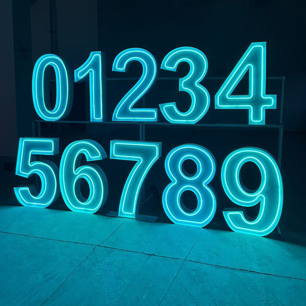 Custom RGB Neon Marquee Letters | Color Changing LED Event Letters