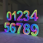 Custom RGB Neon Marquee Letters | Color Changing LED Event Letters