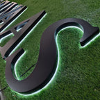 Custom Back Lit Metal Channel Letters | Backlit LED Storefront Sign