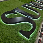 Custom Back Lit Metal Channel Letters | Backlit LED Storefront Sign