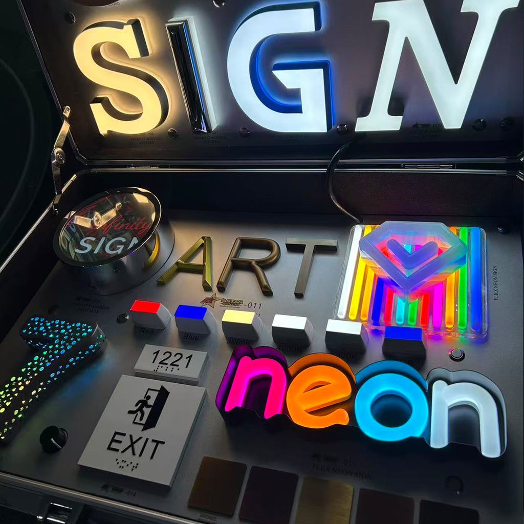 Portable LED Sign Sample Kit for Channel Letters & Signage