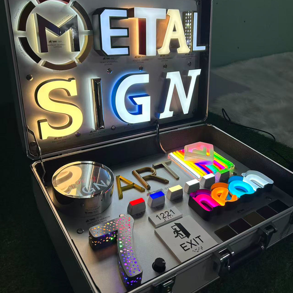 Portable LED Sign Sample Kit for Channel Letters & Signage