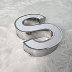 Custom Trim Cap Channel Letters|Silver Mirror Finish Letters|Business Indoor&Outdoor Signage