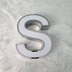 Custom Trim Cap Channel Letters|Silver Mirror Finish Letters|Business Indoor&Outdoor Signage