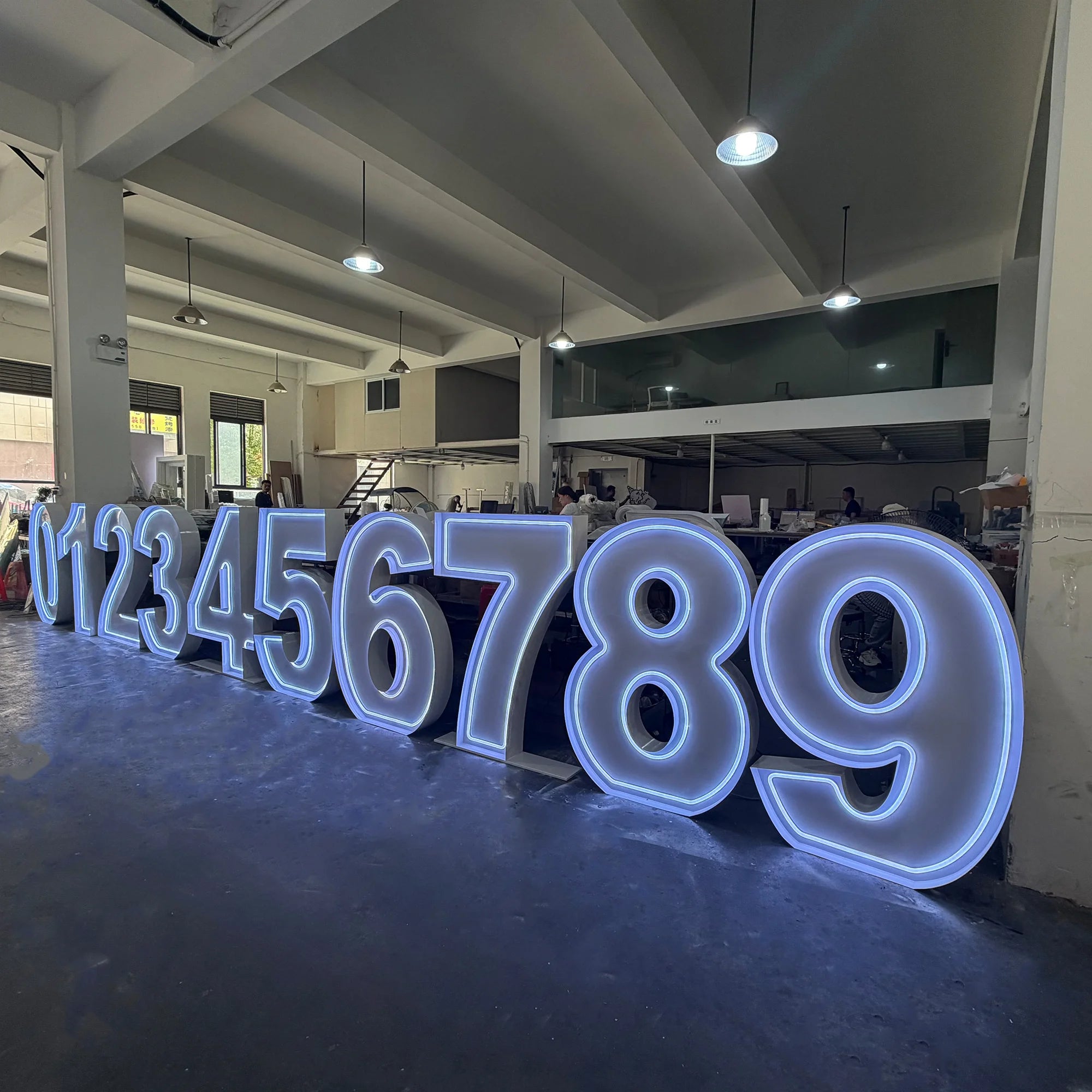 Giant Neon Marquee Numbers | LED Light Up Numbers 0-9 for Birthday, Wedding & Party Decor