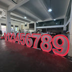 Giant Neon Marquee Numbers | LED Light Up Numbers 0-9 for Birthday, Wedding & Party Decor