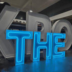 RGB LED Neon Marquee Letters for Events & Business Display