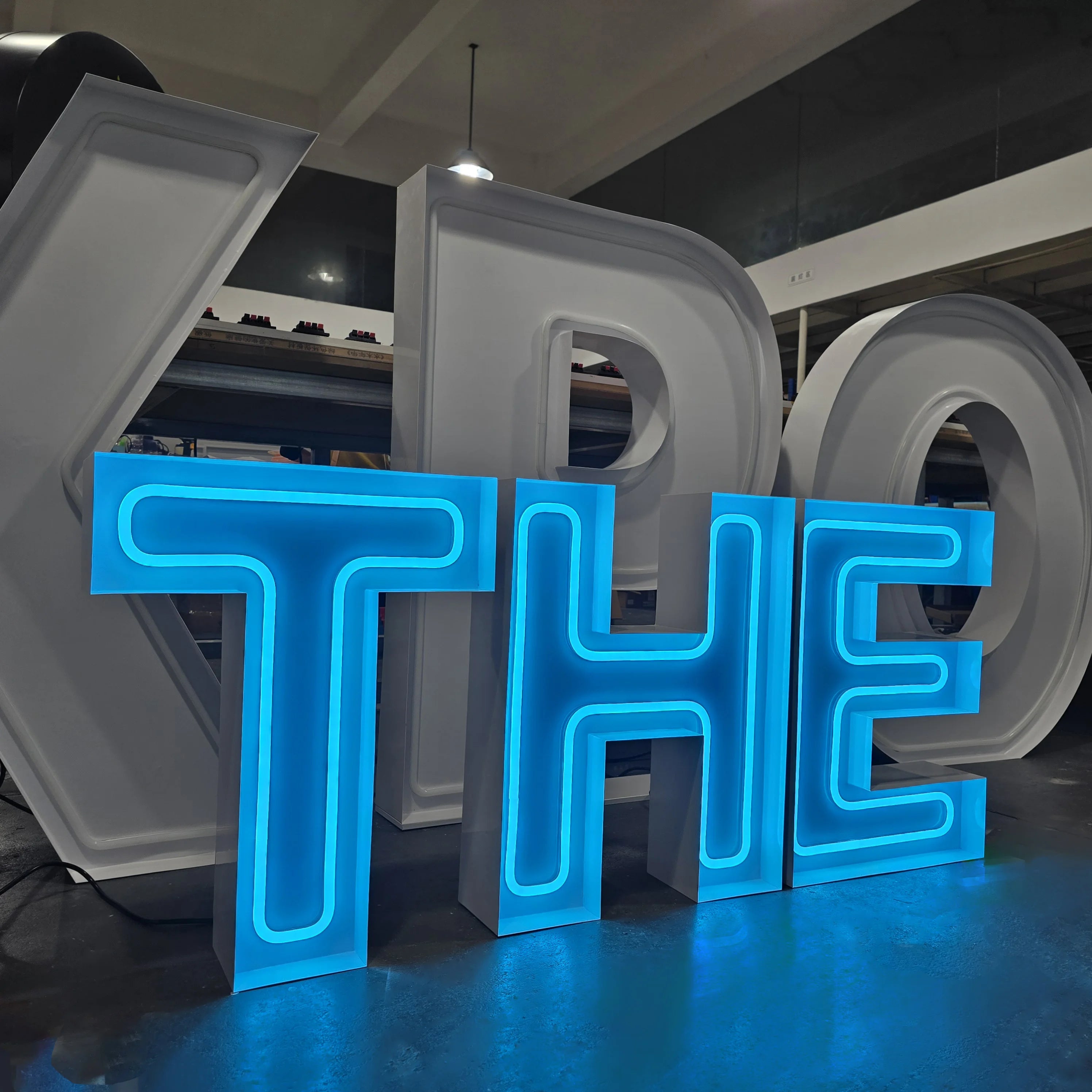 RGB LED Neon Marquee Letters for Events & Business Display