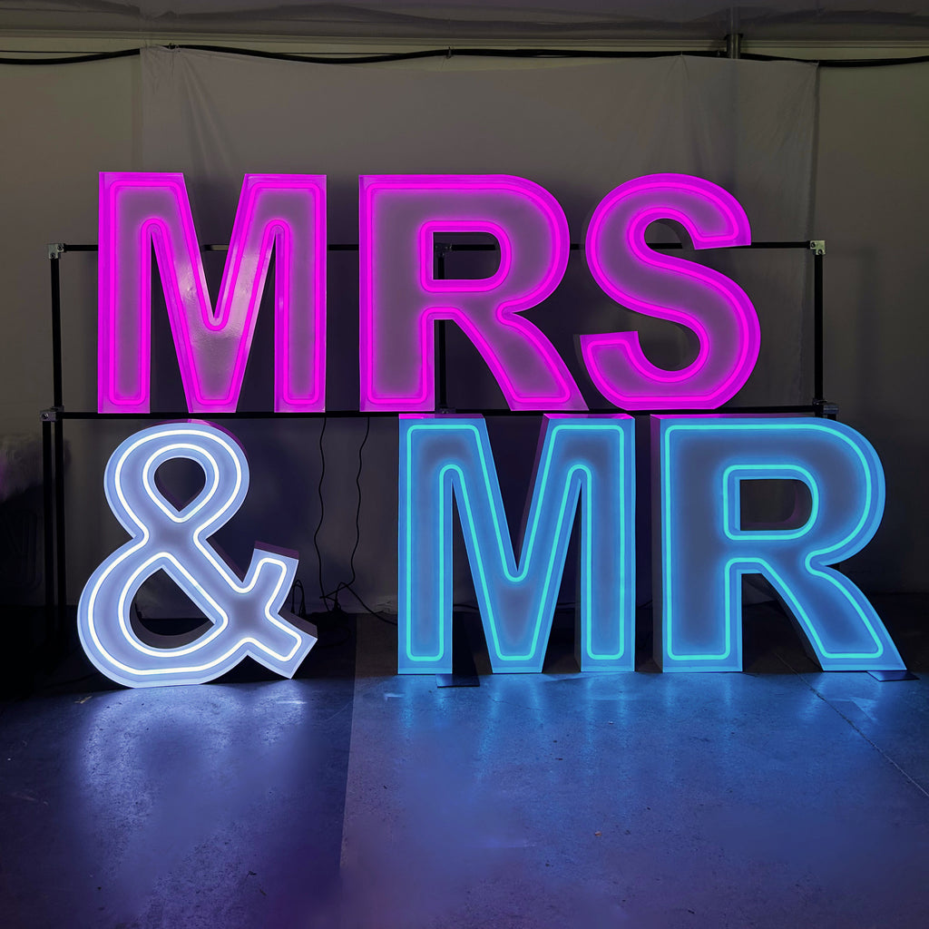 LED Neon Marquee Letters|Giant Neon Light up Sign|Business LED Marquee Signs