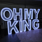 Custom OPEN DAY RGB Neon Marquee Letters for Events & Store Displays