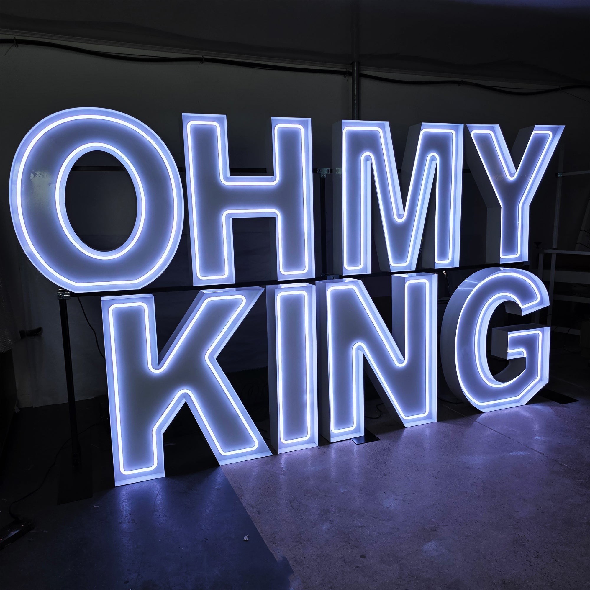 Custom OPEN DAY RGB Neon Marquee Letters for Events & Store Displays