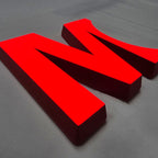Custom Front-Lit Acrylic Letters| LED Illuminated Business Sign| Indoor & Outdoor Signage