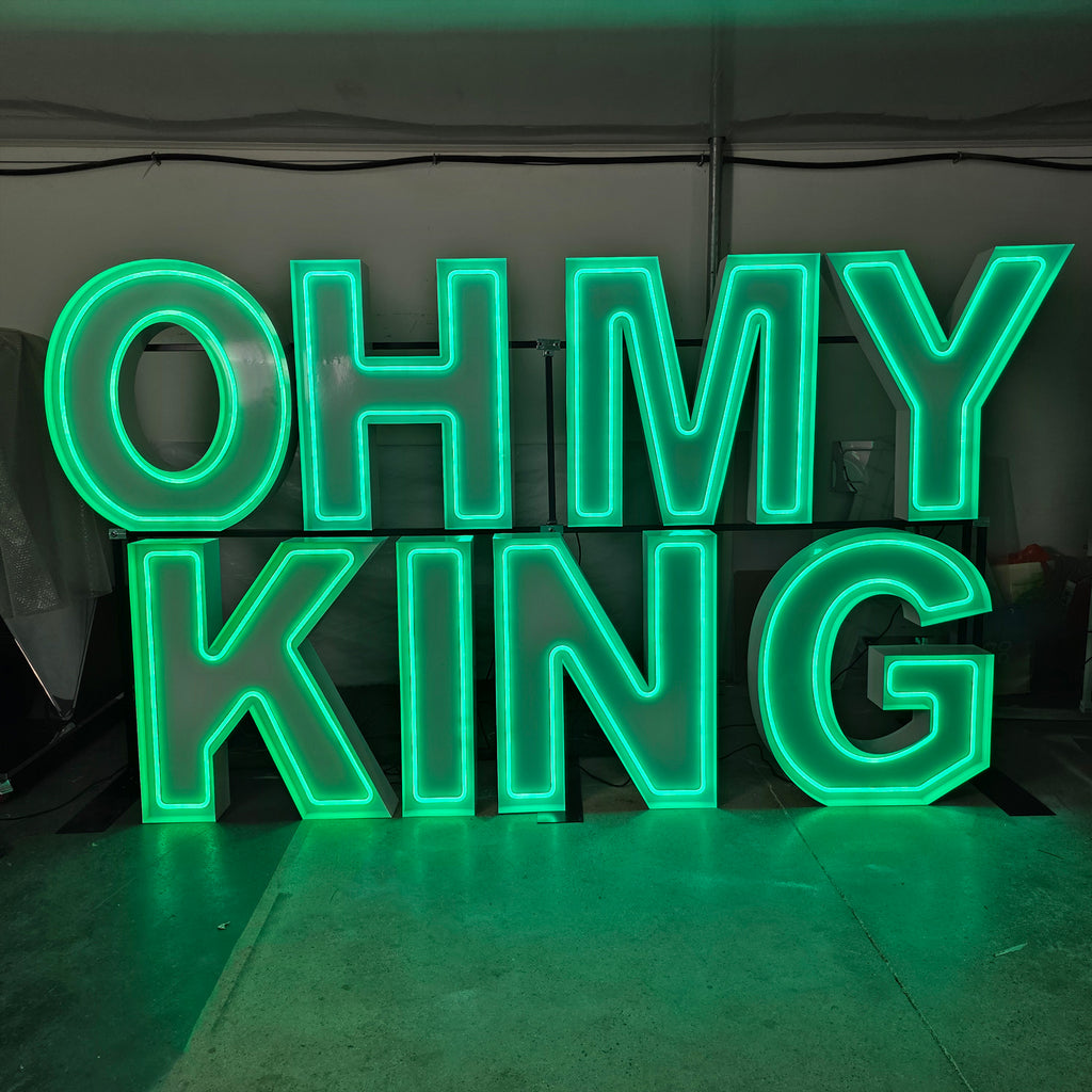 Custom OPEN DAY RGB Neon Marquee Letters for Events & Store Displays