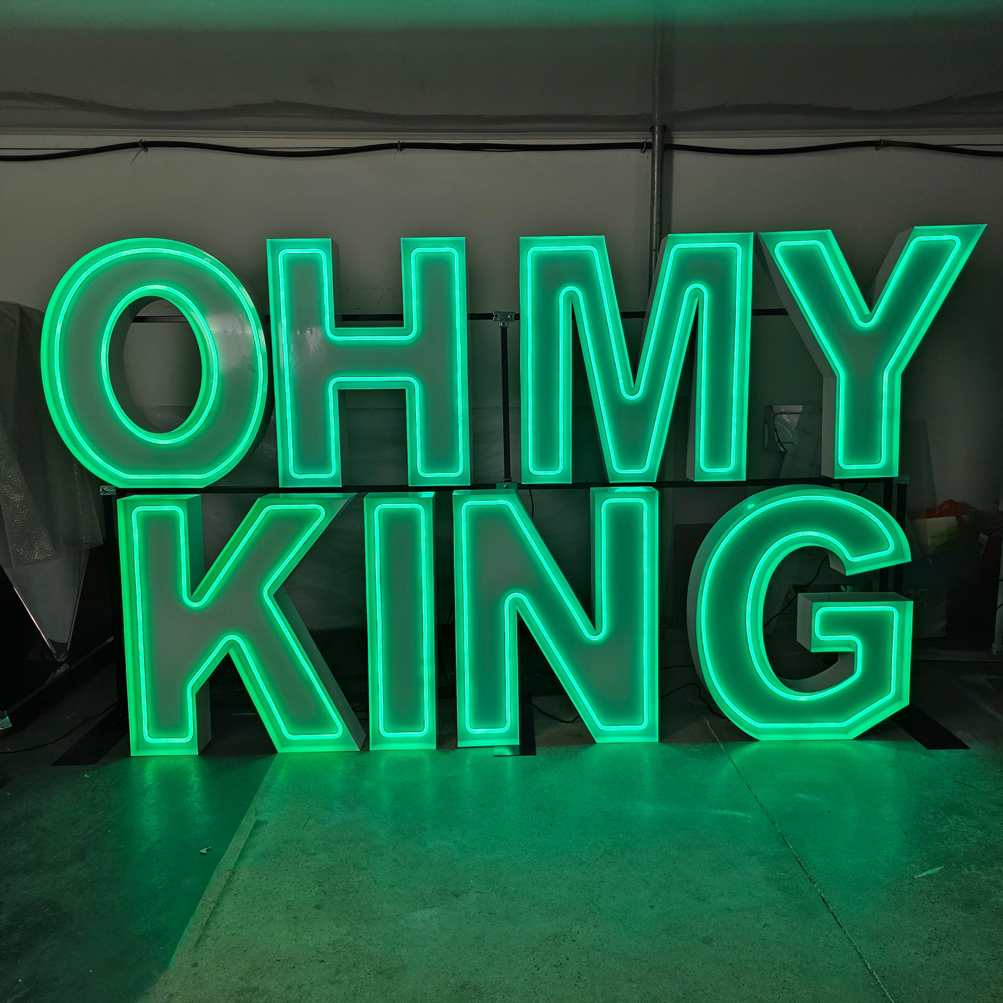 Custom OPEN DAY RGB Neon Marquee Letters for Events & Store Displays
