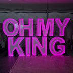 Custom OPEN DAY RGB Neon Marquee Letters for Events & Store Displays