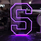 Custom RGB Neon Frame Marquee Letters | Large Metal Frame LED Marquee Sign for Event Decor