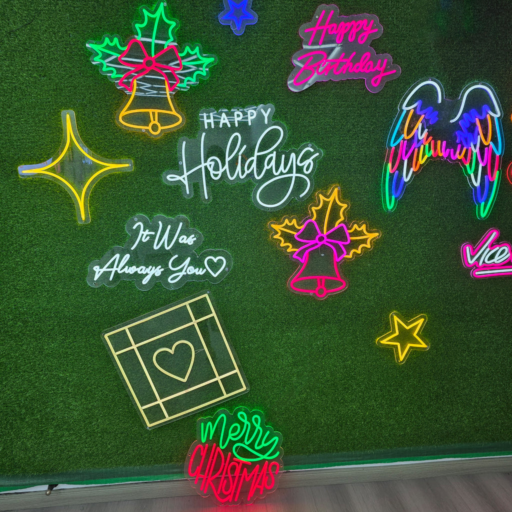 Custom Flexible Neon Christmas Sign | LED Light for Xmas & Holiday Decor