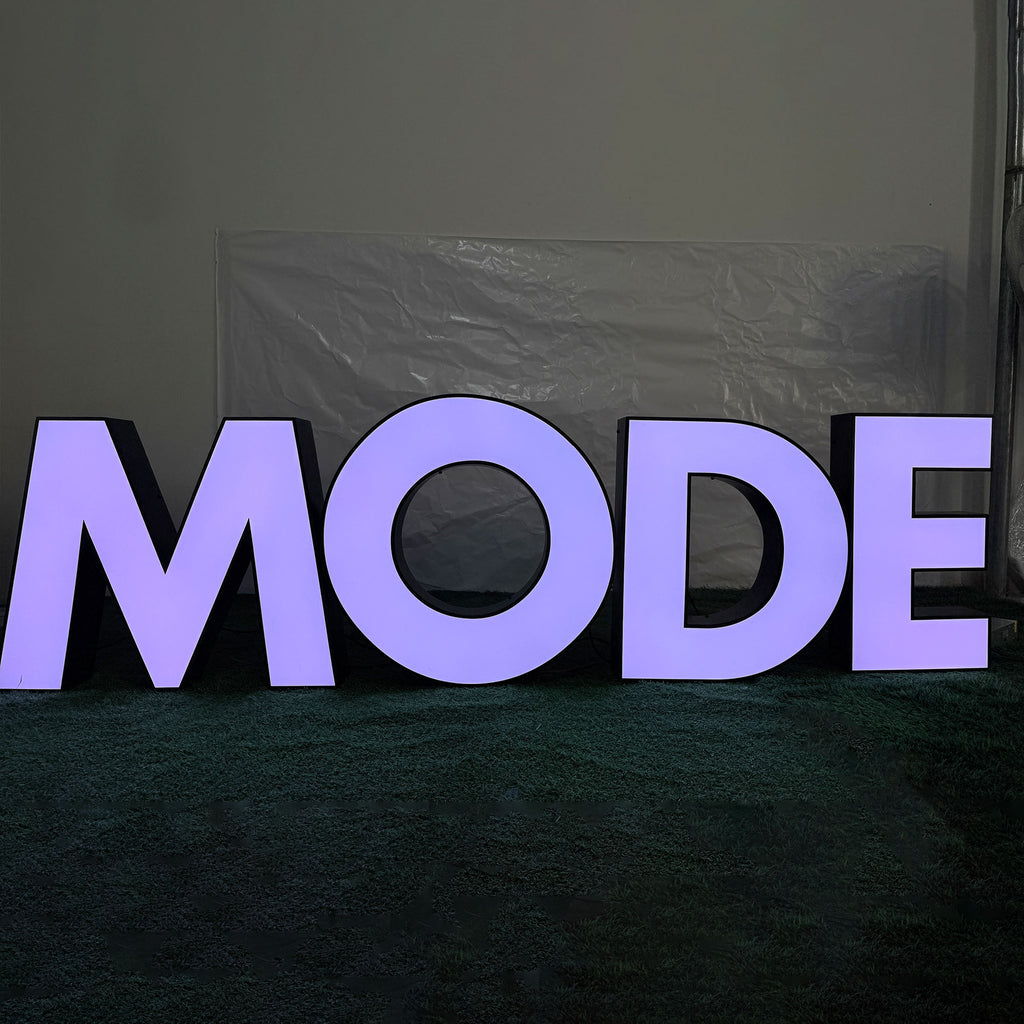 Custom Trim Cap Channel Letters| RGB LED Sign | Front Lit Outdoor Signage|Commercial Sign