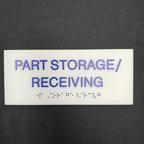 Custom Acrylic Braille Signs ADA Compliant Signage Commercial Office Door Sign