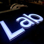 Custom 3D Printed Front & Edge Lit Channel Letters | Outdoor Storefront LED Logo Sign