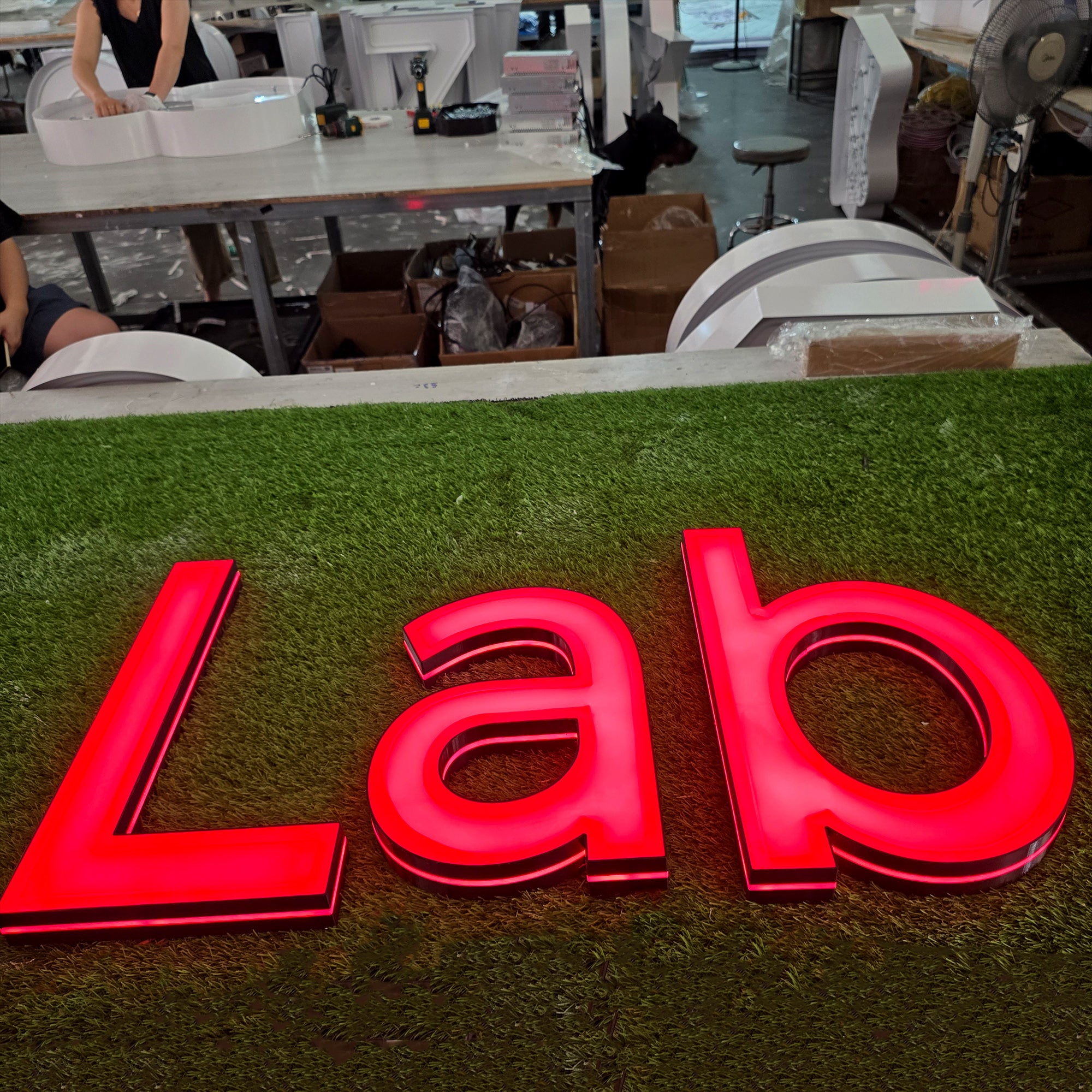 Custom 3D Printed Front & Edge Lit Channel Letters | Outdoor Storefront LED Logo Sign